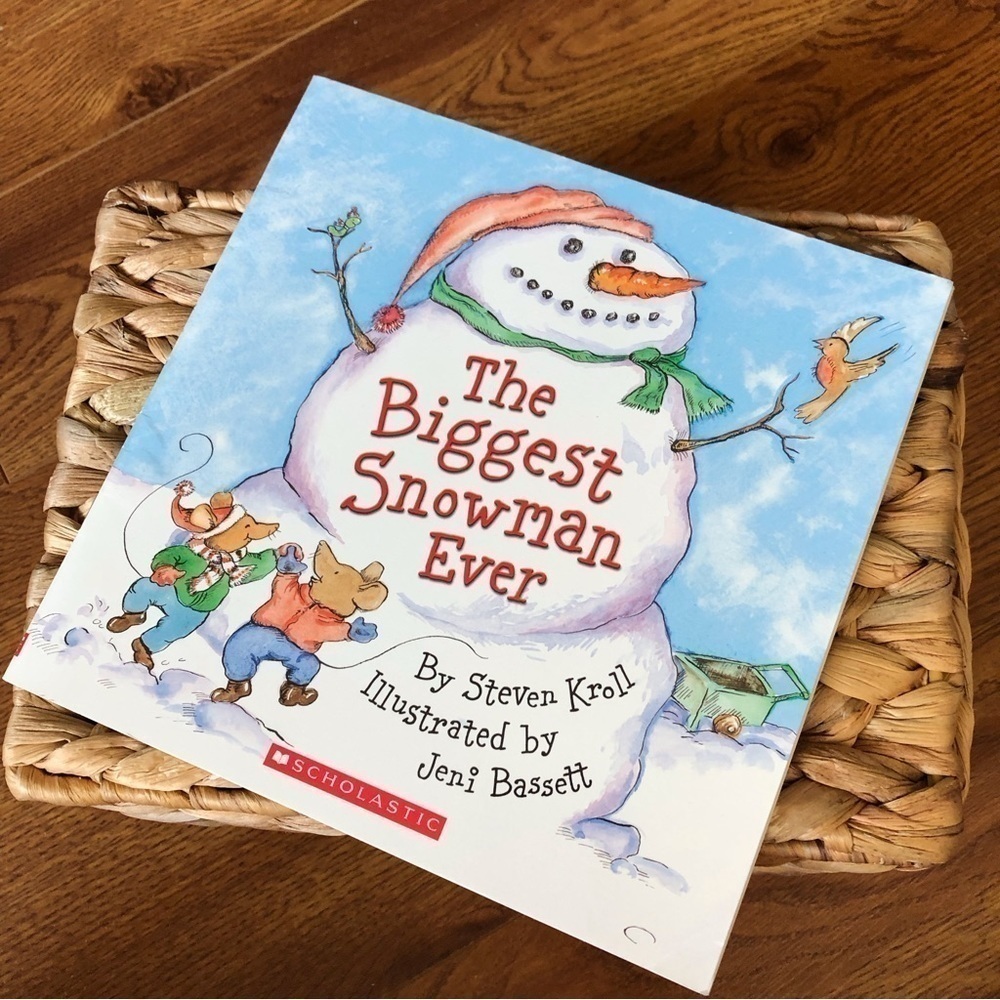 Children’s book: The Biggest Snowman Ever by: Steven Kroll paperback